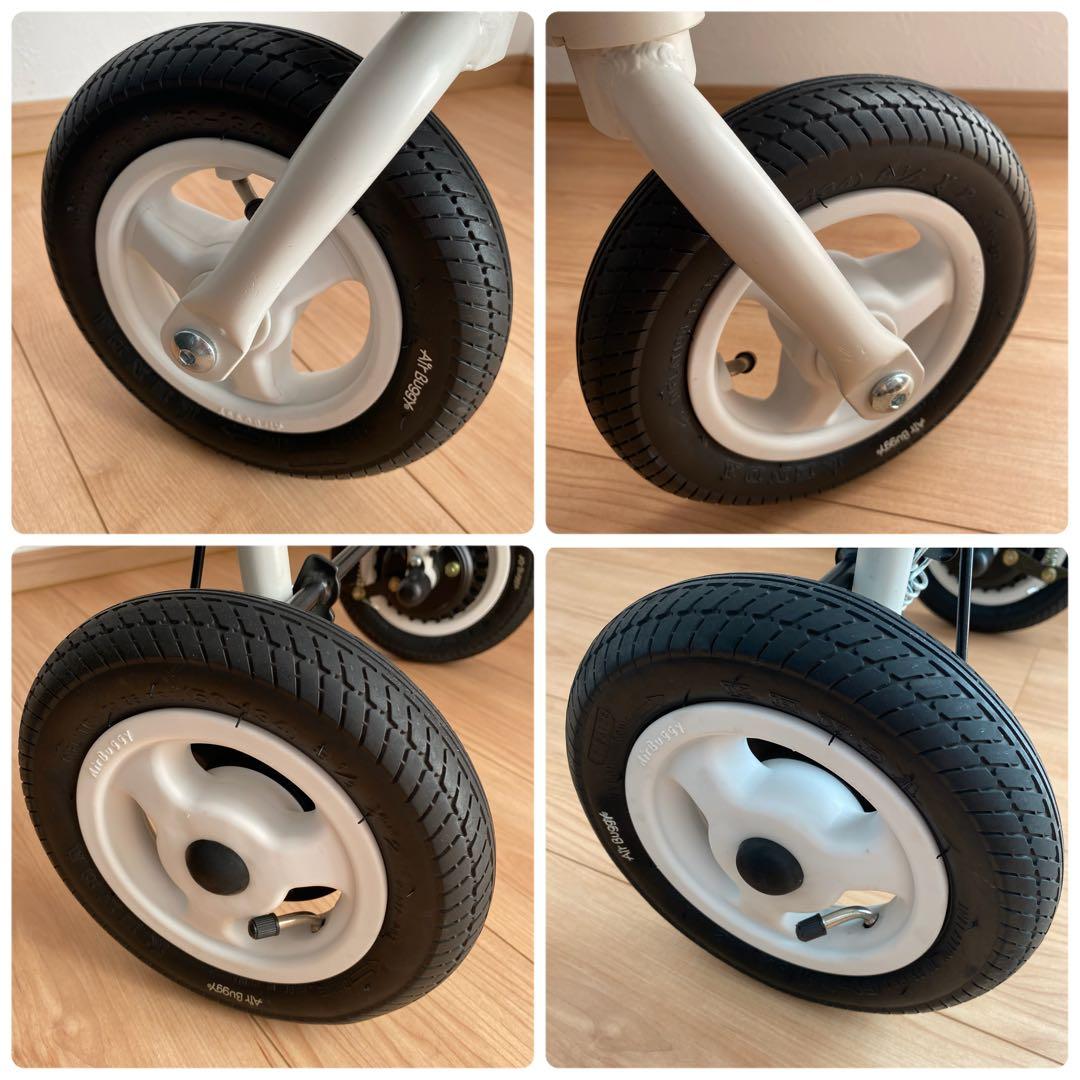 l*g様 【美品】エアバギー ホワイト AIRBUGGY フレームのみ　ペットカ