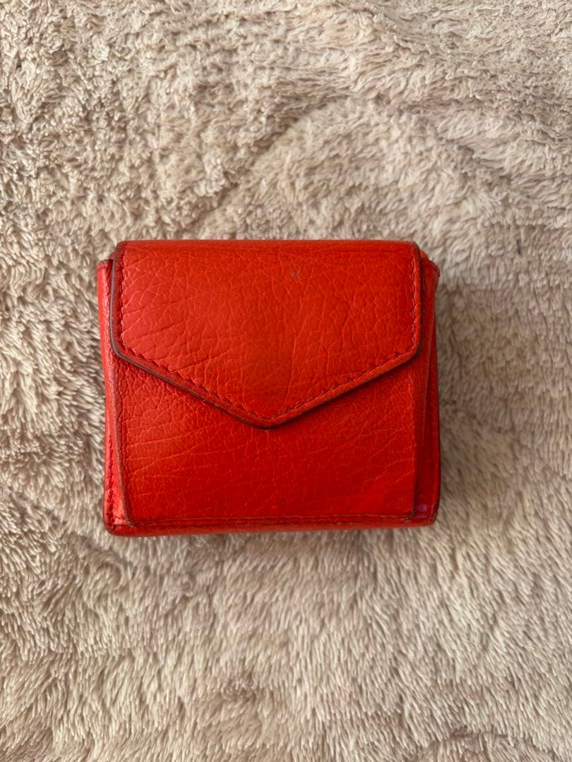 Maison Margiela 三つ折り財布 オレンジ