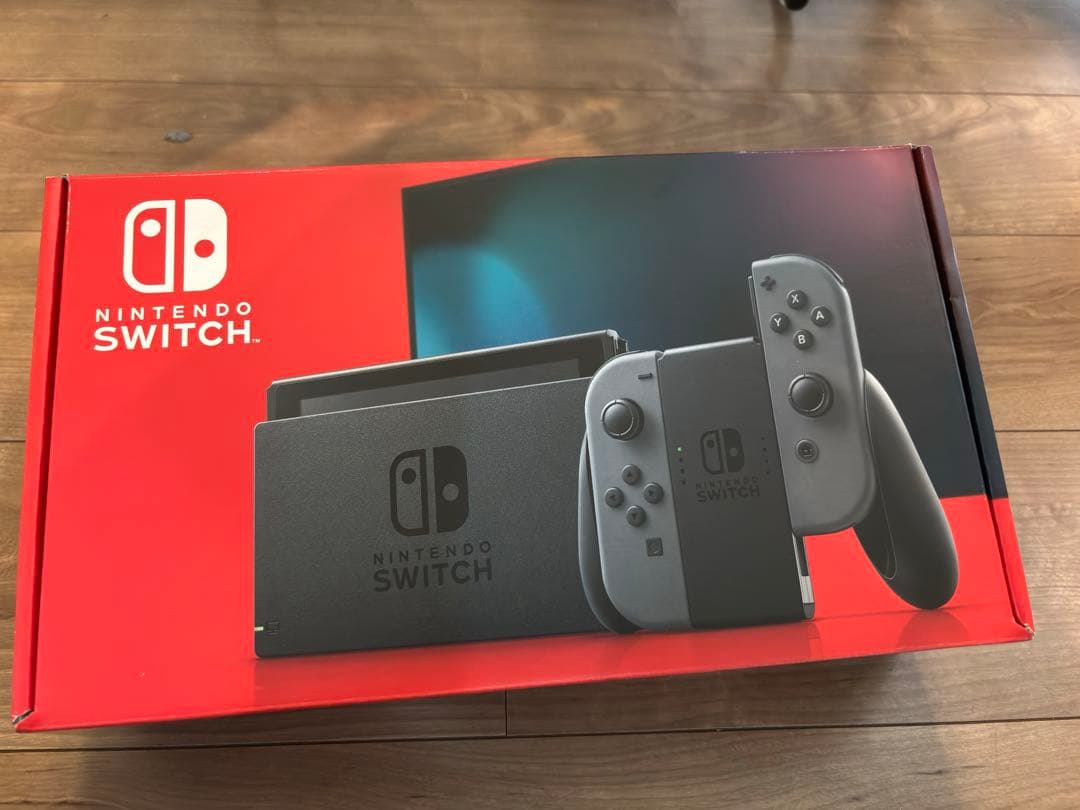 【美品】Nintendo Switch グレー 本体＋おまけ付き