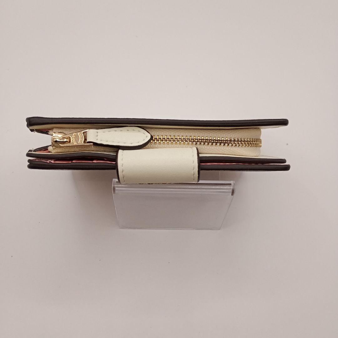COACH コーチ シグネチャー 二つ折り財布 ウォレット 花柄 ブラウン