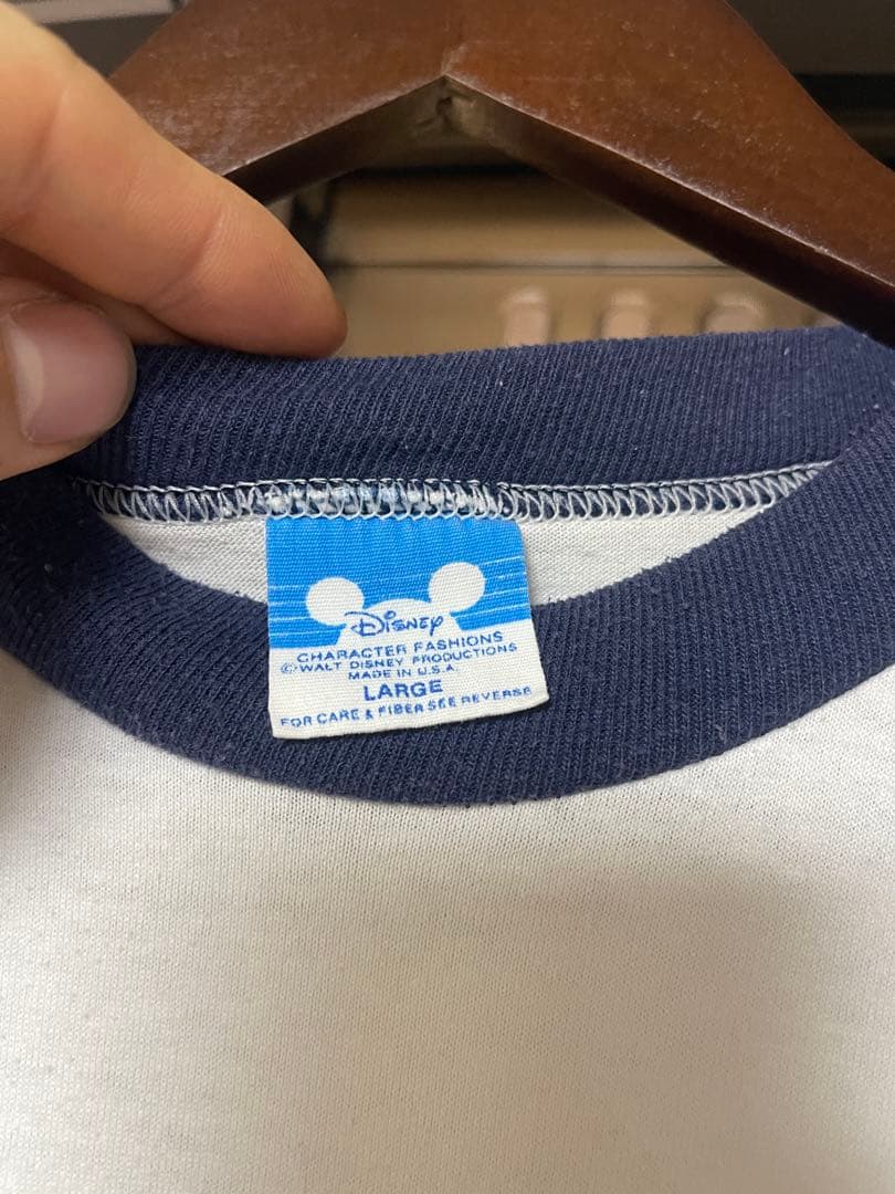 T*A様 80's disney ディズニー　ミッキー　リンガー　Tシャツ