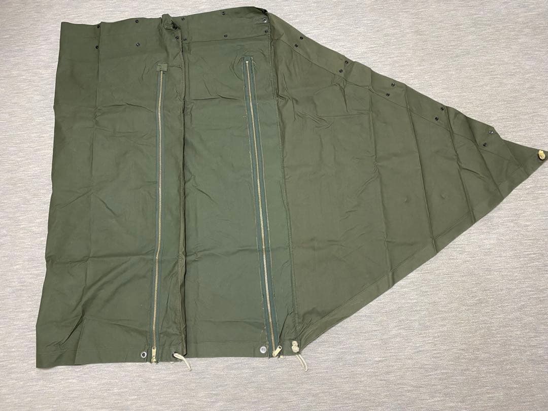 【希少・美品】　USパップテント　シェルターハーフ　03年製　ファスナー加工済み