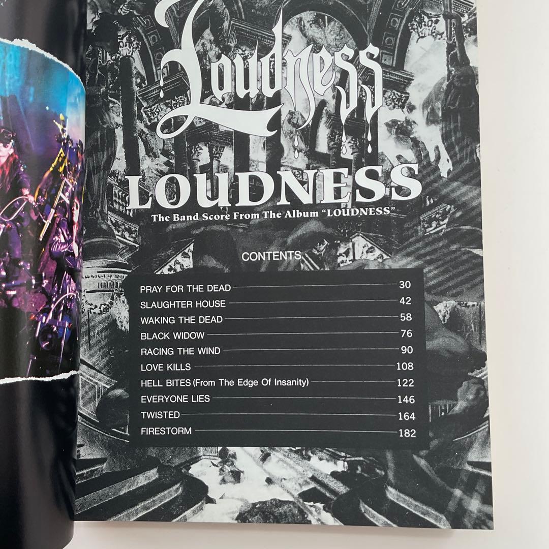 534メルカリ　LOUDNESS ラウドネス　バンドスコア