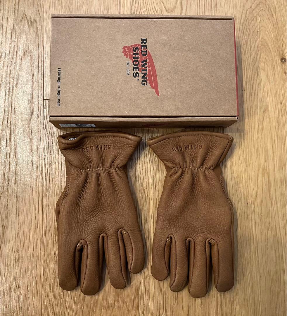 RED WING レザーグローブ　ナツメグ　Mサイズ