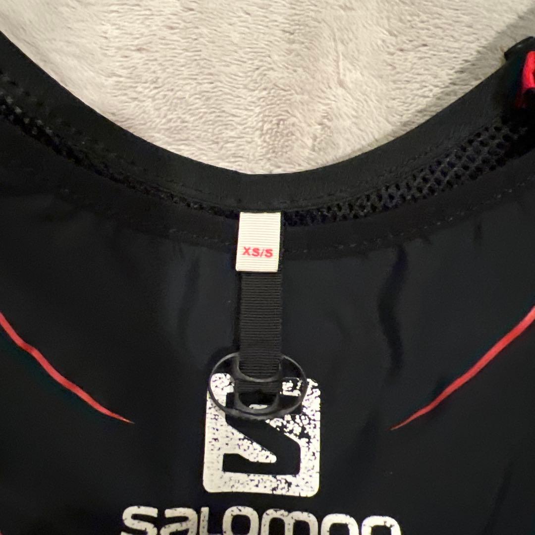 Salomon ランニングベスト Advanced skin 12L 黒/赤
