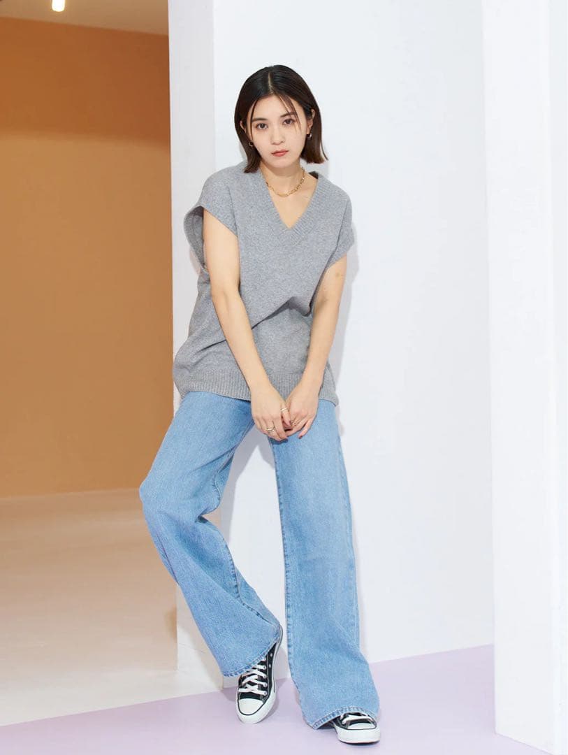 新品　Levi’s リーバイス RIBCAGE WIDE LEG 26inch