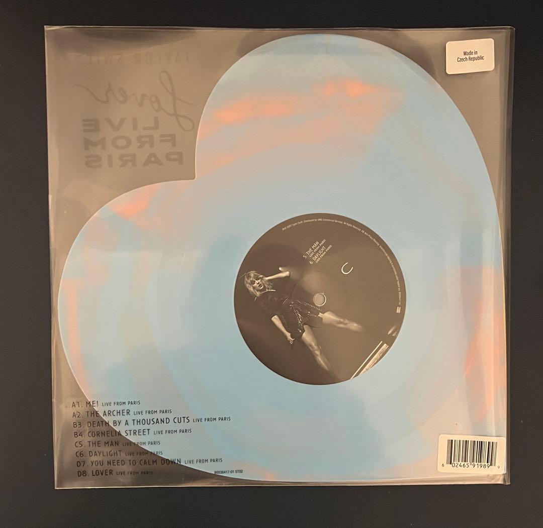 テイラー スウィフト Taylor Swift Lover ハート型レコード