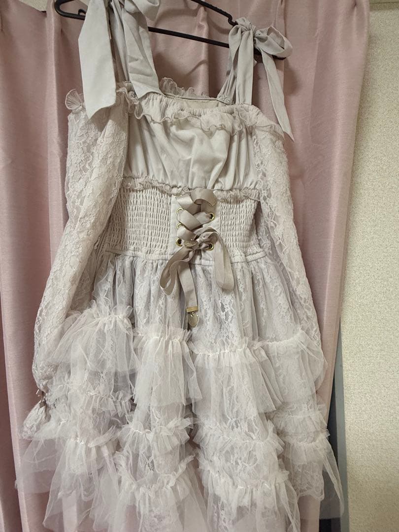 チュールフリルワンピース リズリザ