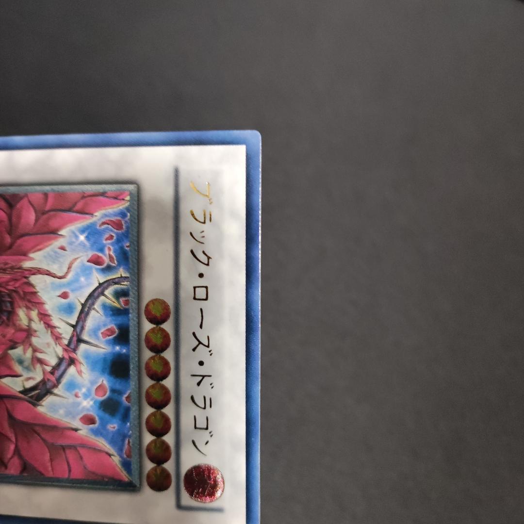 【未使用美品】ブラック・ローズ・ドラゴン レリーフ