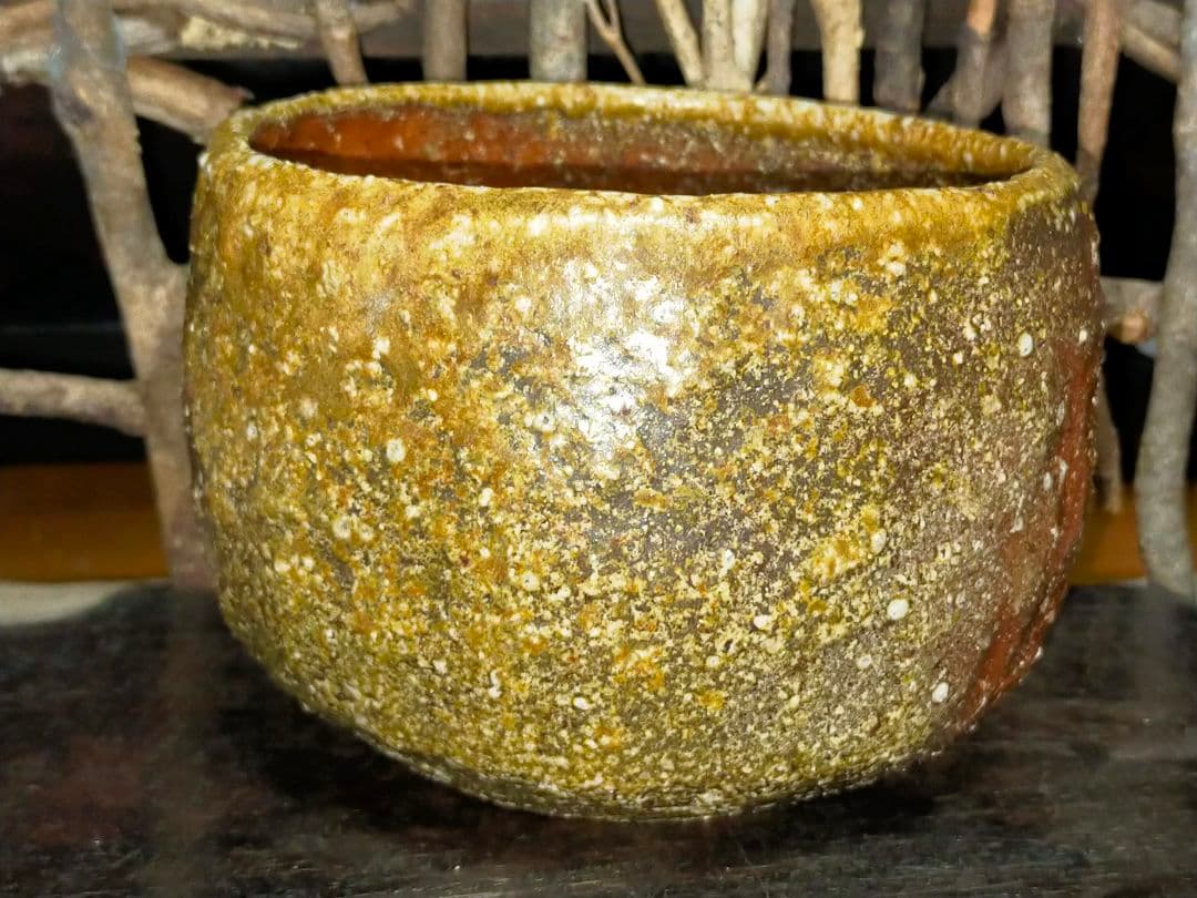 ♥信楽焼♥　宮川憲一　♥茶碗♥　⑥　共箱付き　茶道具　骨董　古玩
