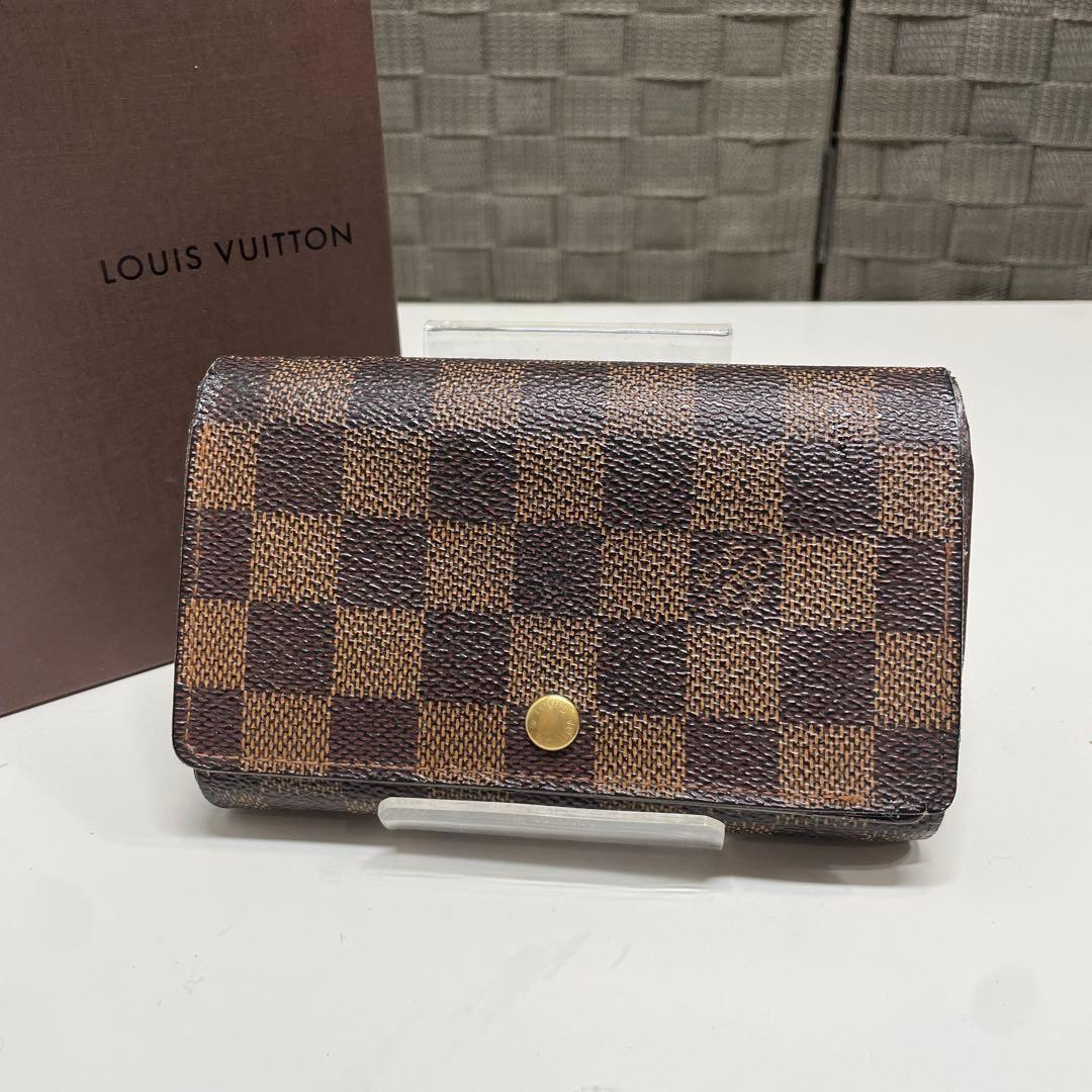 u*9様 Louis Vuitton ダミエ トレゾール　二つ折り財布