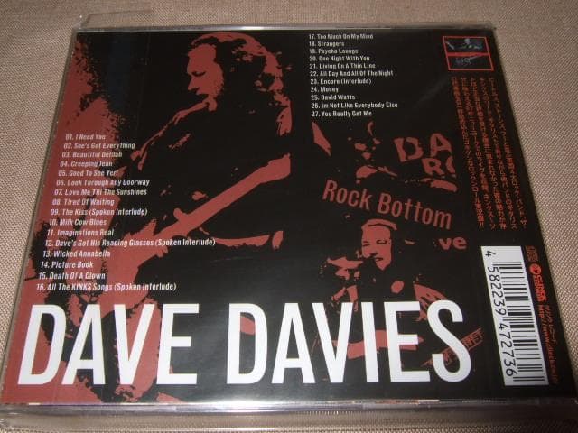 DAVE DAVIES,新品未開封,デイヴ・デイヴィス,ザ・キンクス