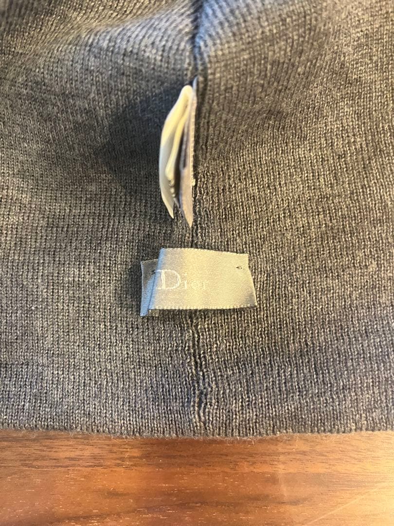 【nさま専用】Dior homme エディ期グレー ニット帽