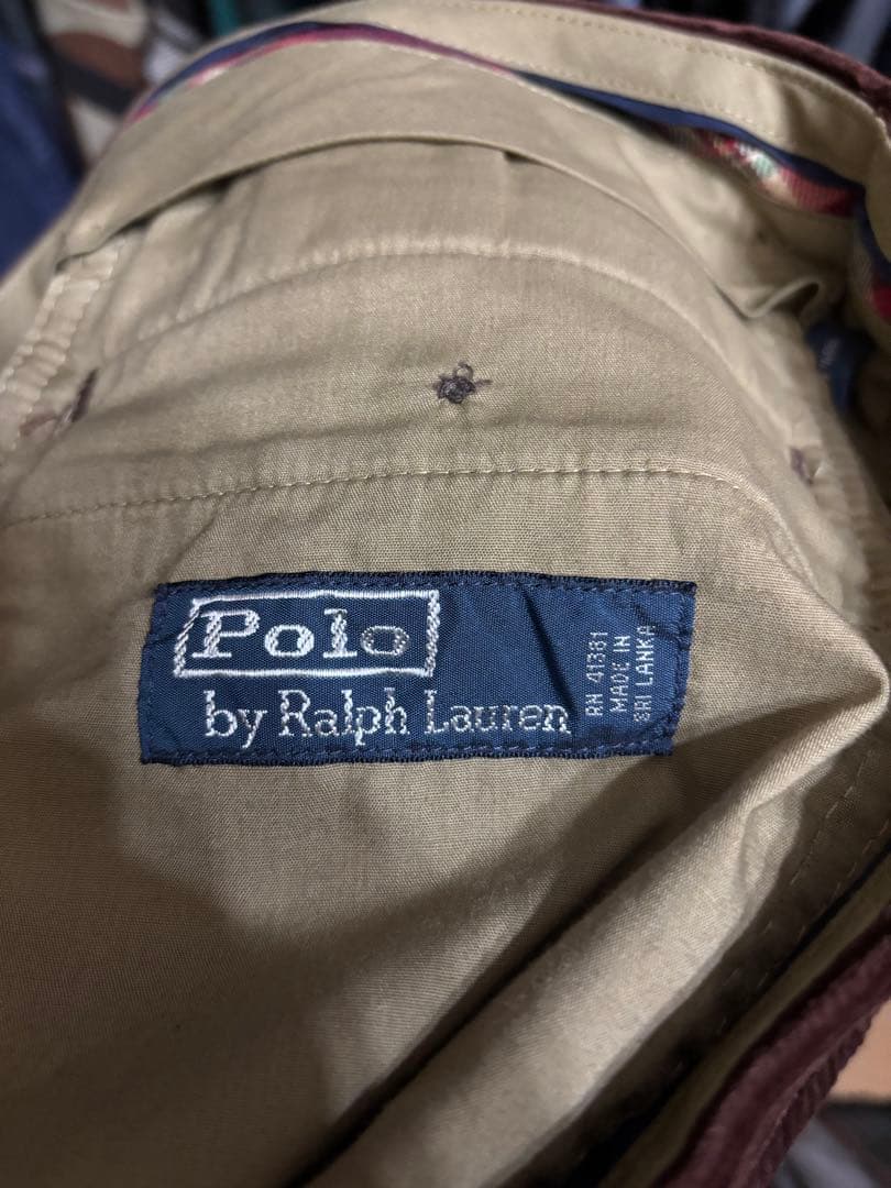 POLO RALPH LAURENコーデュロイパンツ ダークブラウン