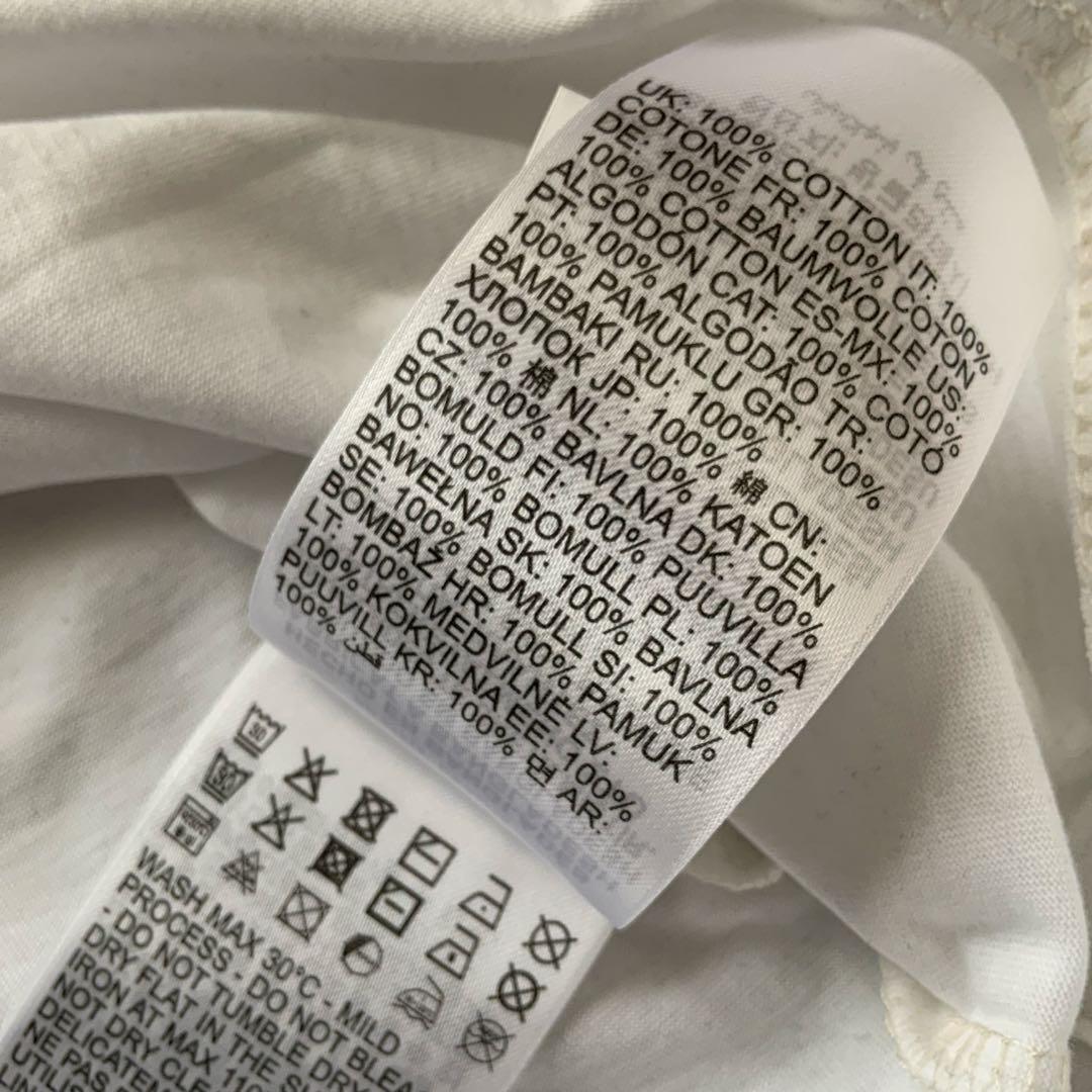 ラスト1点　ディーゼル　Tシャツ　XXL　A12502　Ｄロゴ　ホワイト