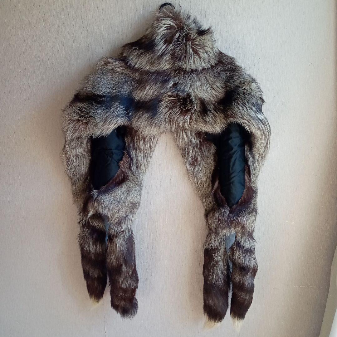 MAKOS FURS UNITED シルバーフォックス　ショール