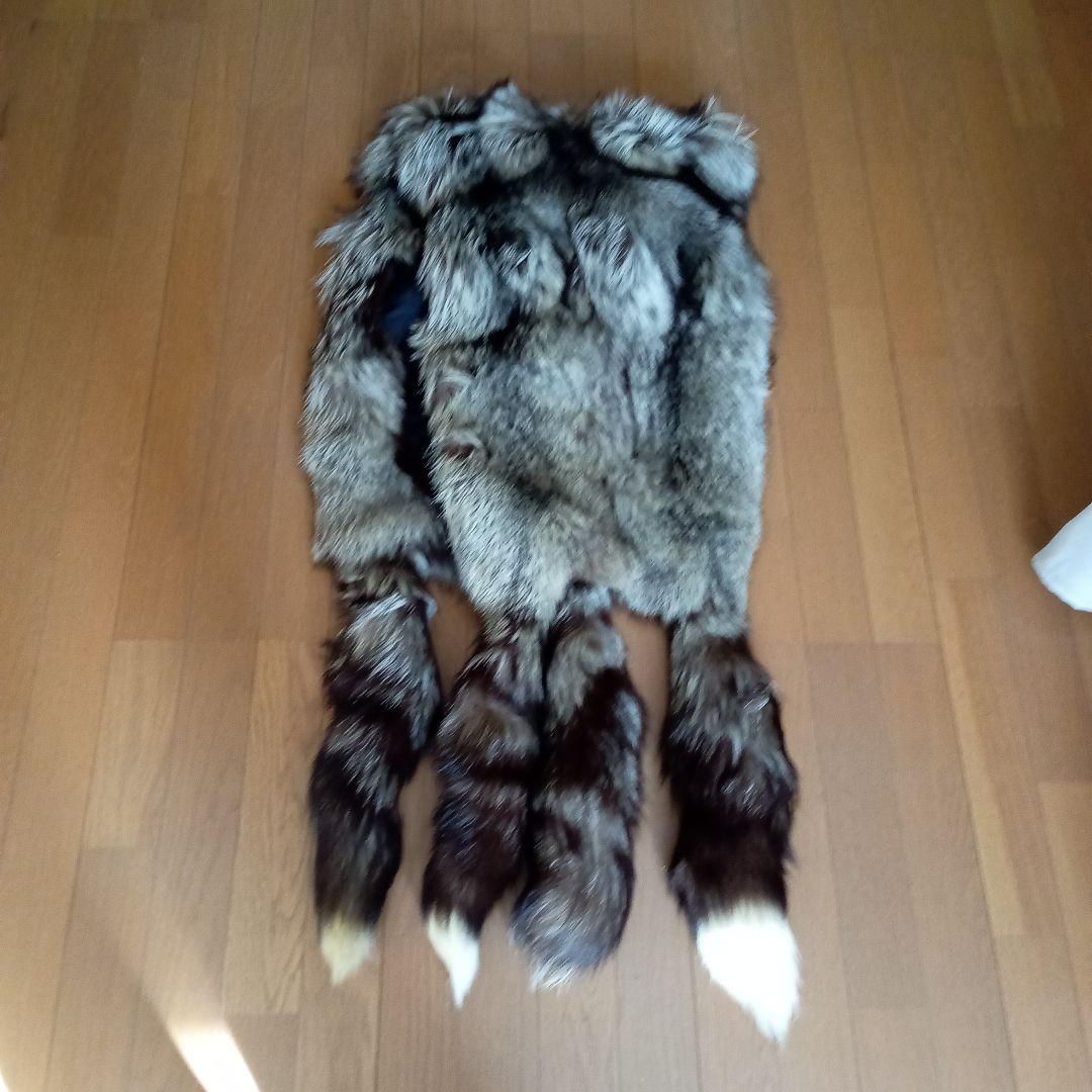 MAKOS FURS UNITED シルバーフォックス　ショール