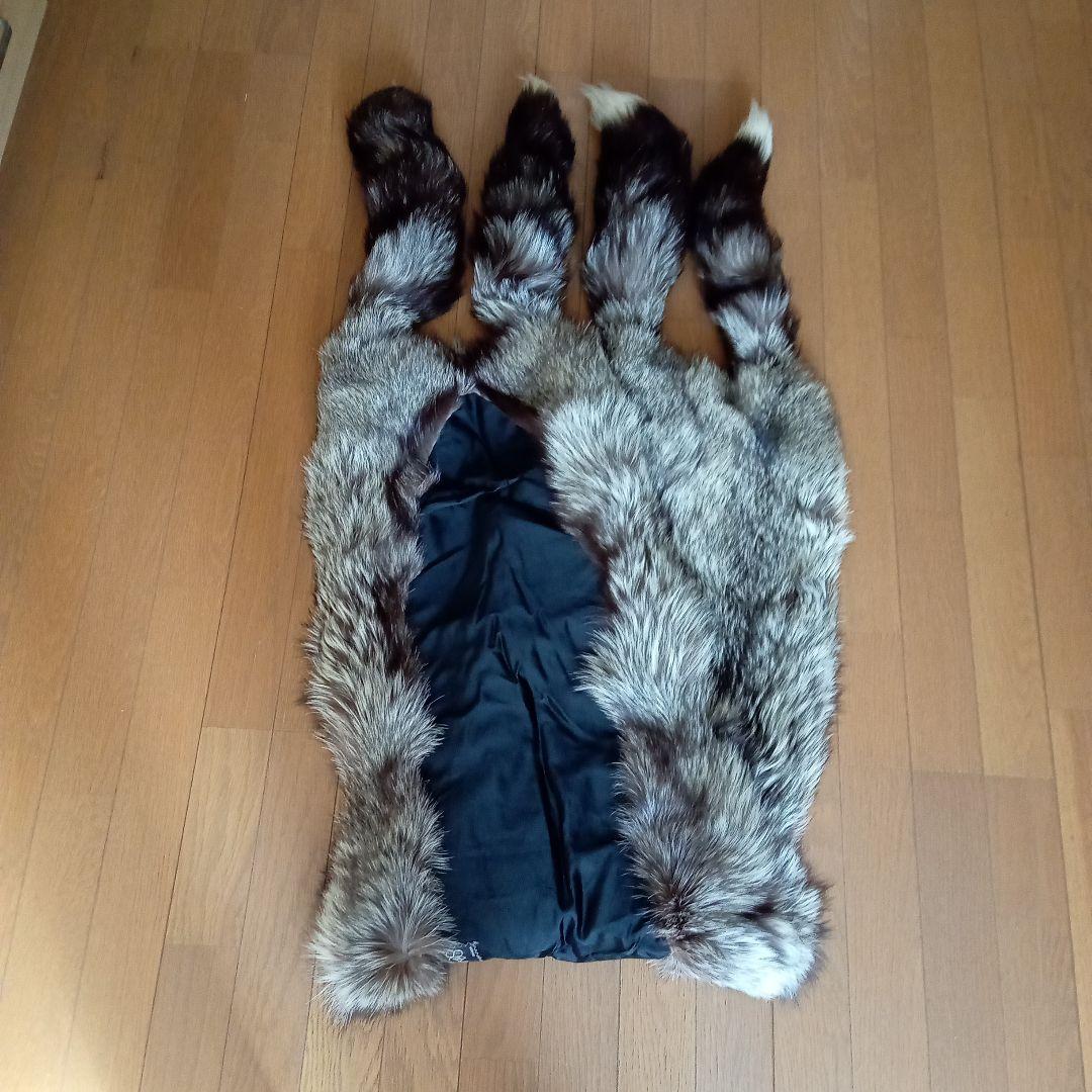 MAKOS FURS UNITED シルバーフォックス　ショール