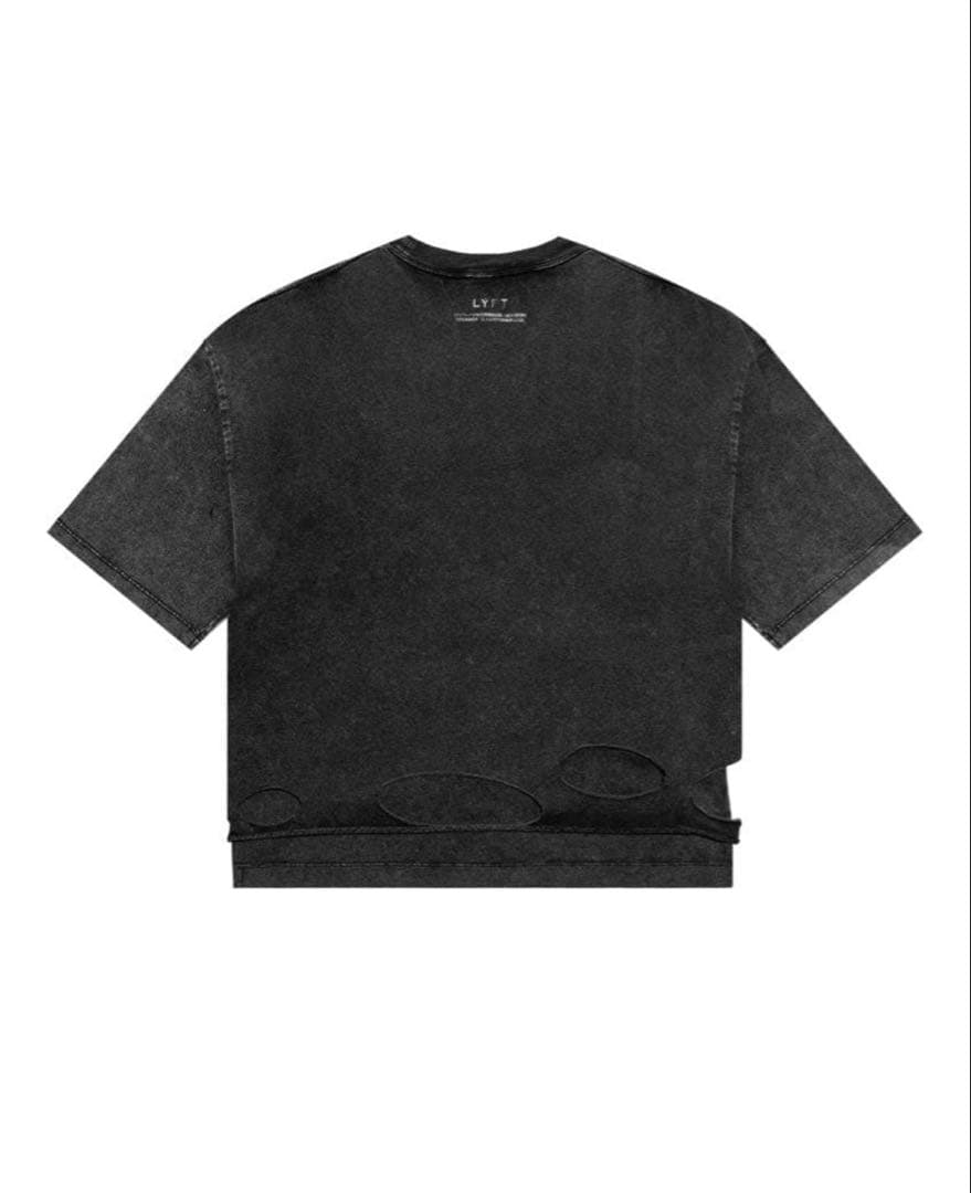 LÝFT × POWER HOUSE GYM T-SHIRT - BLACK
