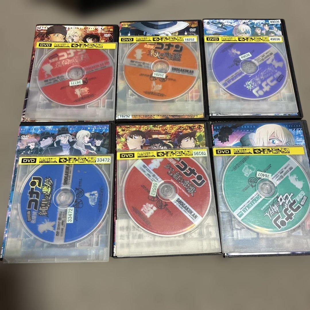 劇場版　名探偵コナン　映画６本DVDまとめ売り