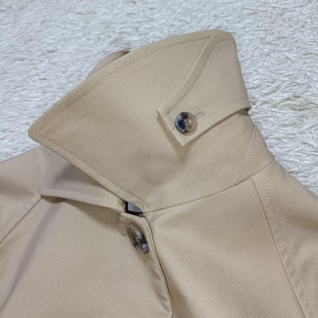 【美品】ROPE ロペ シャンブレー ステンカラーコート 38