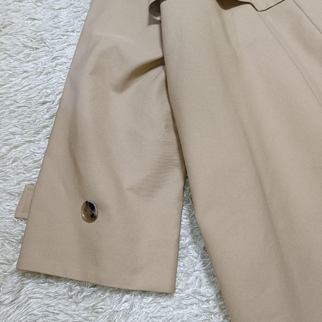 【美品】ROPE ロペ シャンブレー ステンカラーコート 38