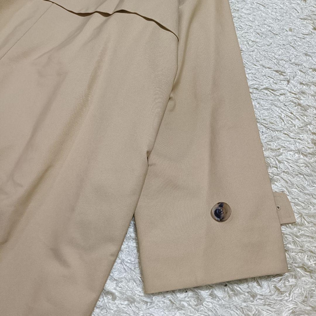 【美品】ROPE ロペ シャンブレー ステンカラーコート 38