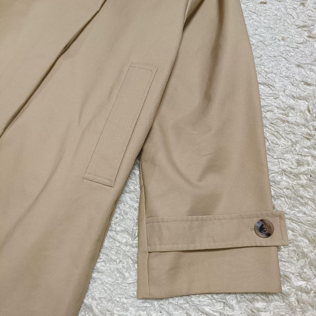 【美品】ROPE ロペ シャンブレー ステンカラーコート 38