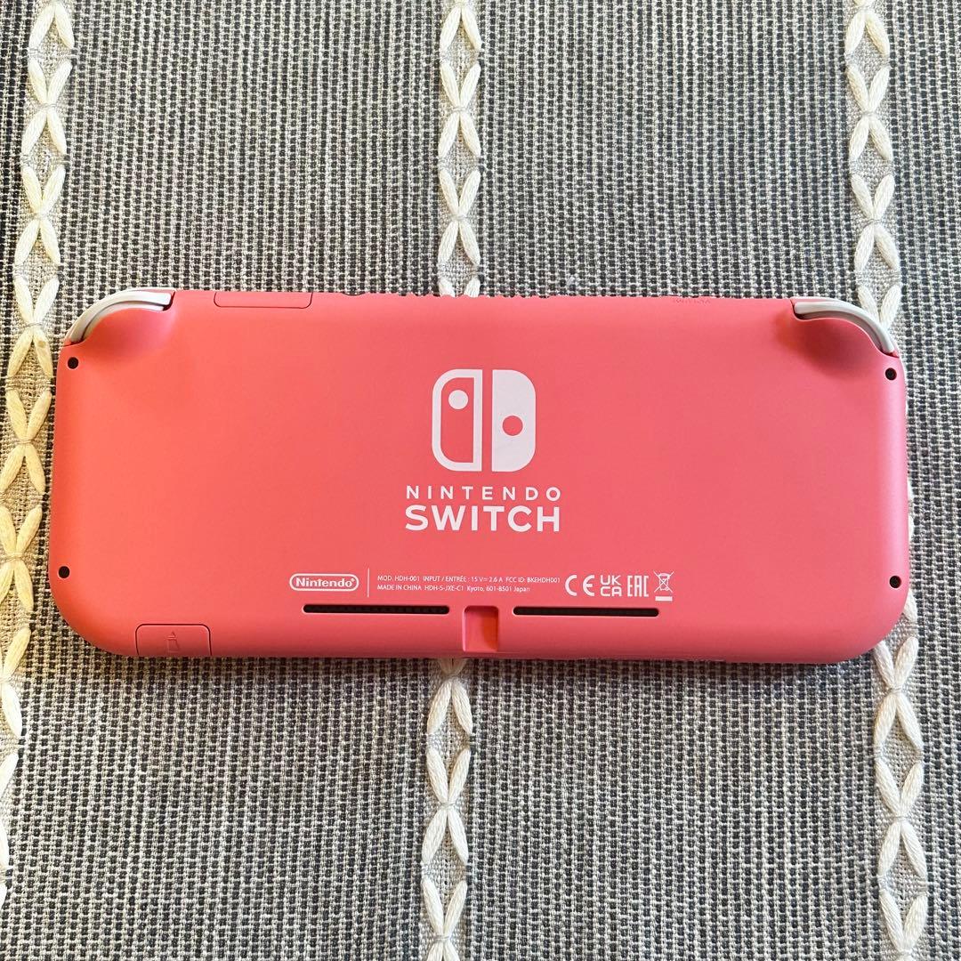 【Nintendo Switch Lite】コーラル スヌーピーケース付き