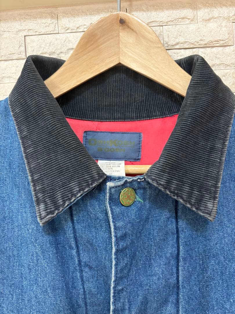 希少USA製 70s 【OshKosh】デニム カバーオール XL