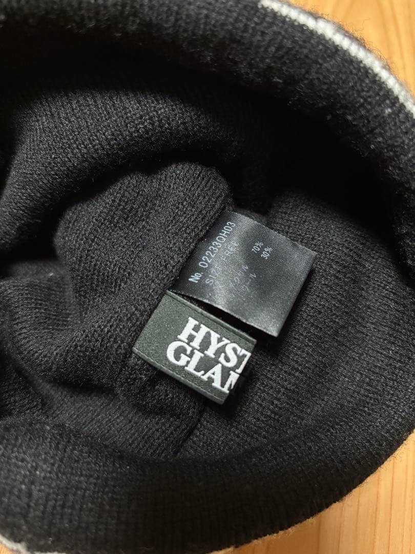 【入手困難】HYSTERIC GLAMOUR ロゴビーニー ヒステリックグラマー