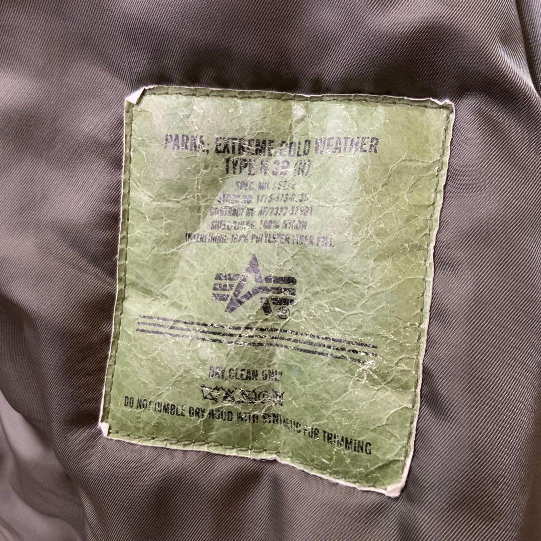 A/W ALPHA アルファ N-3B モッズコート ミリタリー XL