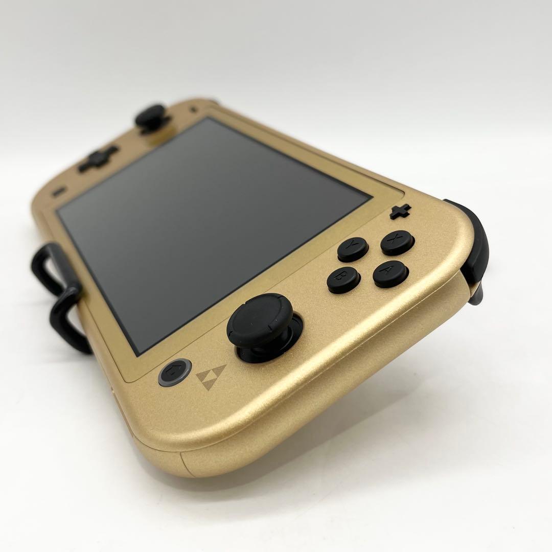 【美品・完品】Switch Lite ゴールド本体 ゼルダの伝説 ハイラルED