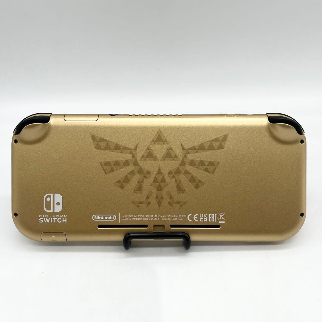 【美品・完品】Switch Lite ゴールド本体 ゼルダの伝説 ハイラルED