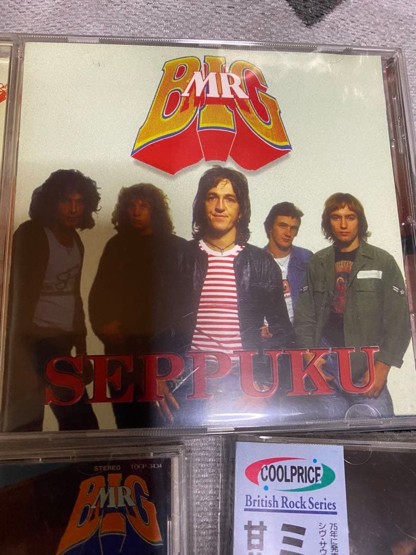 レア廃盤　3枚セット　MR BIG uk グラムロック　ローリー　すかんち　布袋