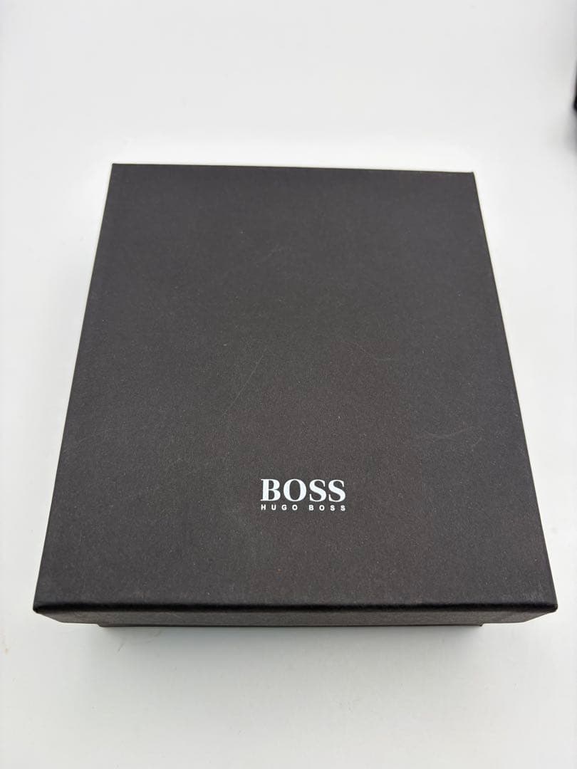 HUGO BOSS レザーベルト　ブラック