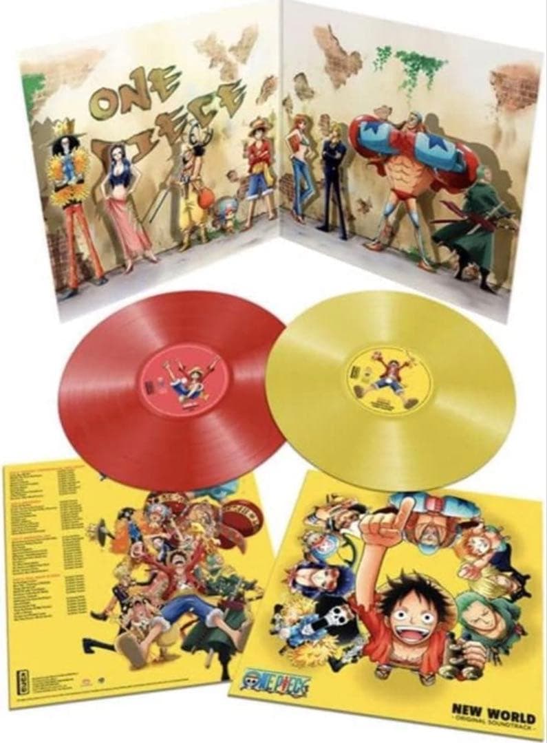 新品 One Piece New World ワンピース レコード 2枚組