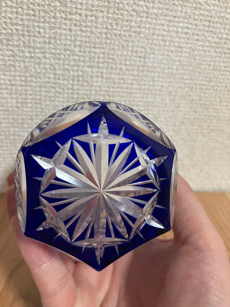 江戸切子　切り子工房箴光 新品未使用手作り