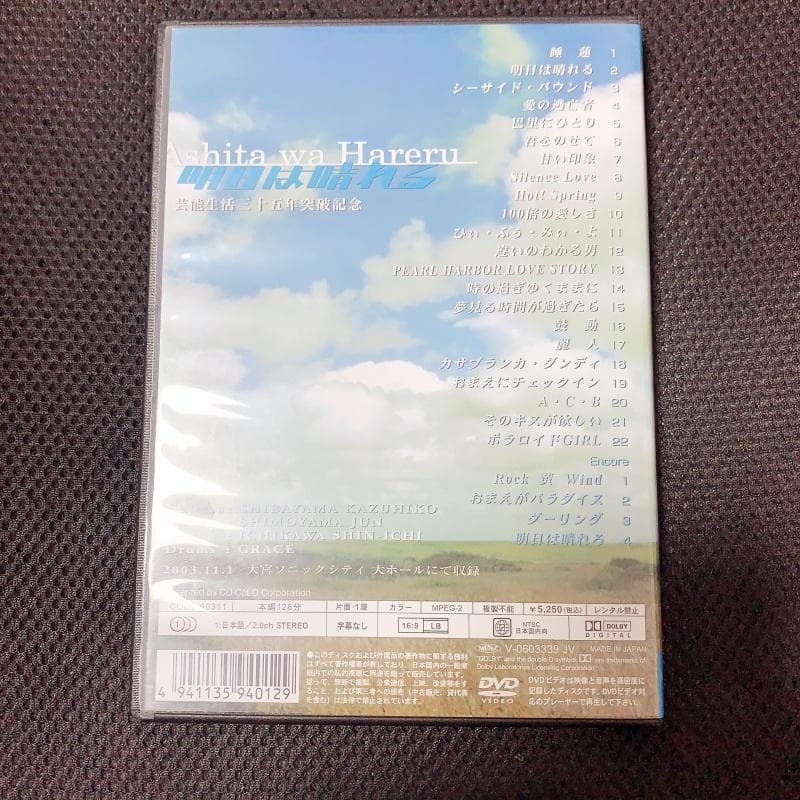 沢田研二DVD 明日は晴れる