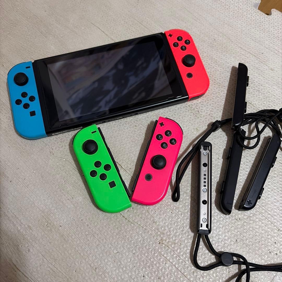 Nintendo Switch 本体 太鼓の達人 Joy-Con ピンク、緑