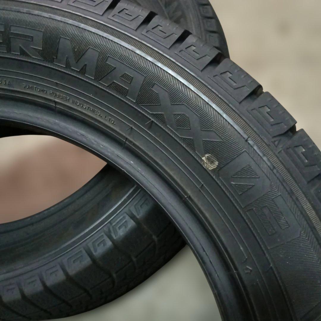 185/60R16 ダンロップWM03 送料無料 まだまだ履けます! 2本