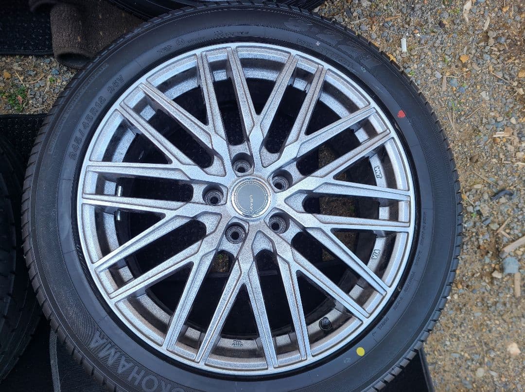 アルミホイール＆タイヤ 4本セット 215/45R18 ヨコハマ