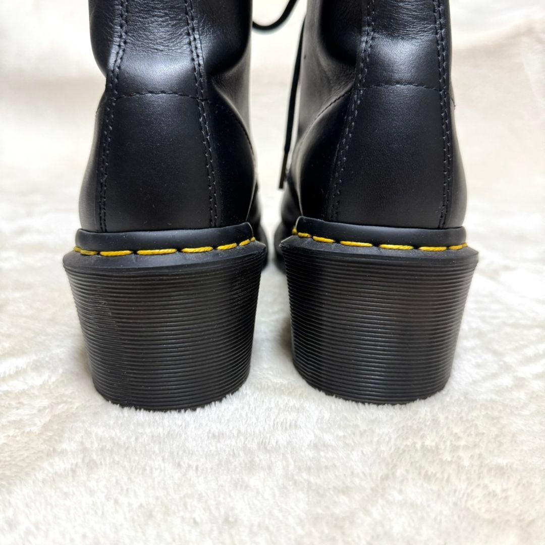 未使用級 Dr.Martensクレメンシー 8ホール チャンキーヒール 本革 黒