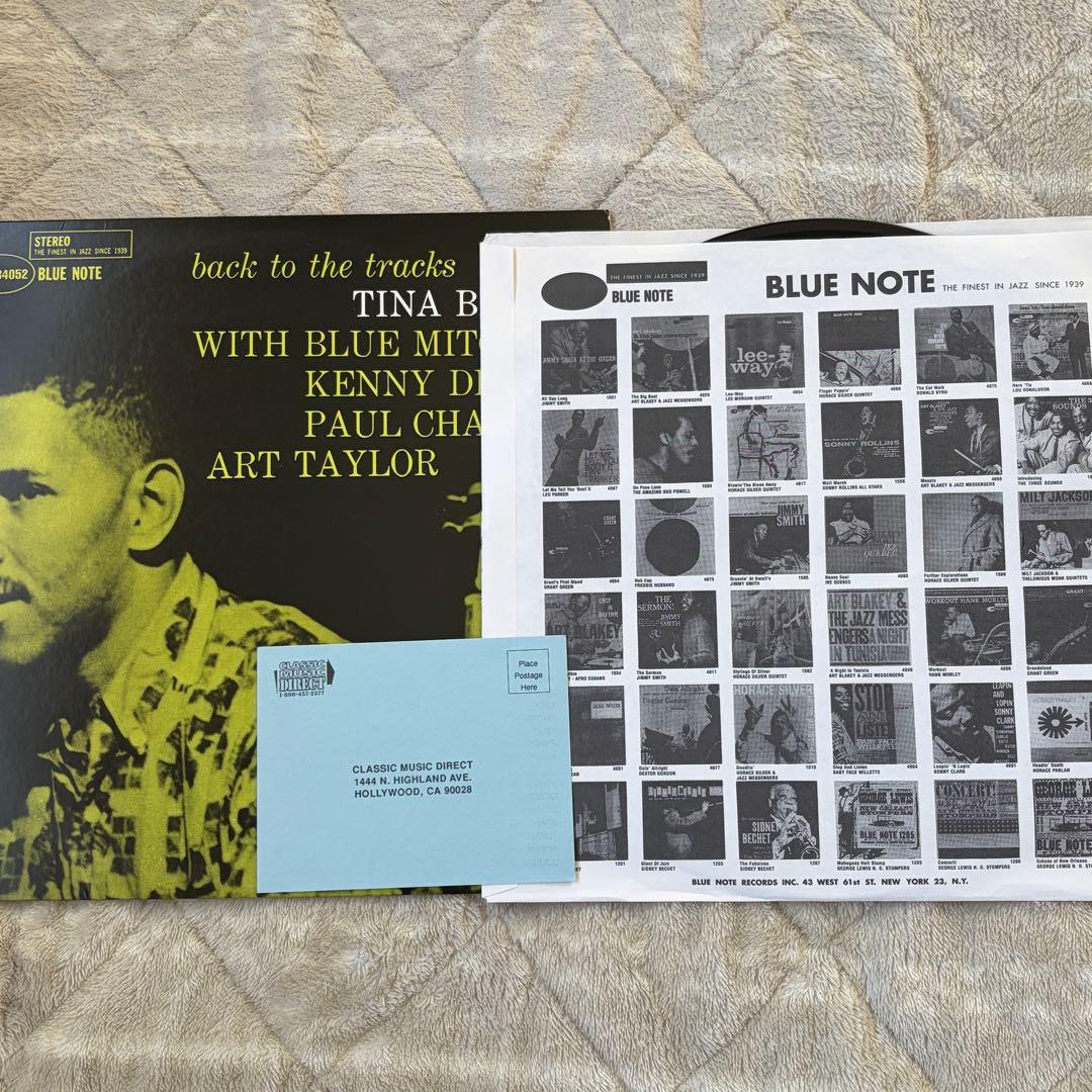 【レコード】TINA BROOKS『Back to the Tracks』