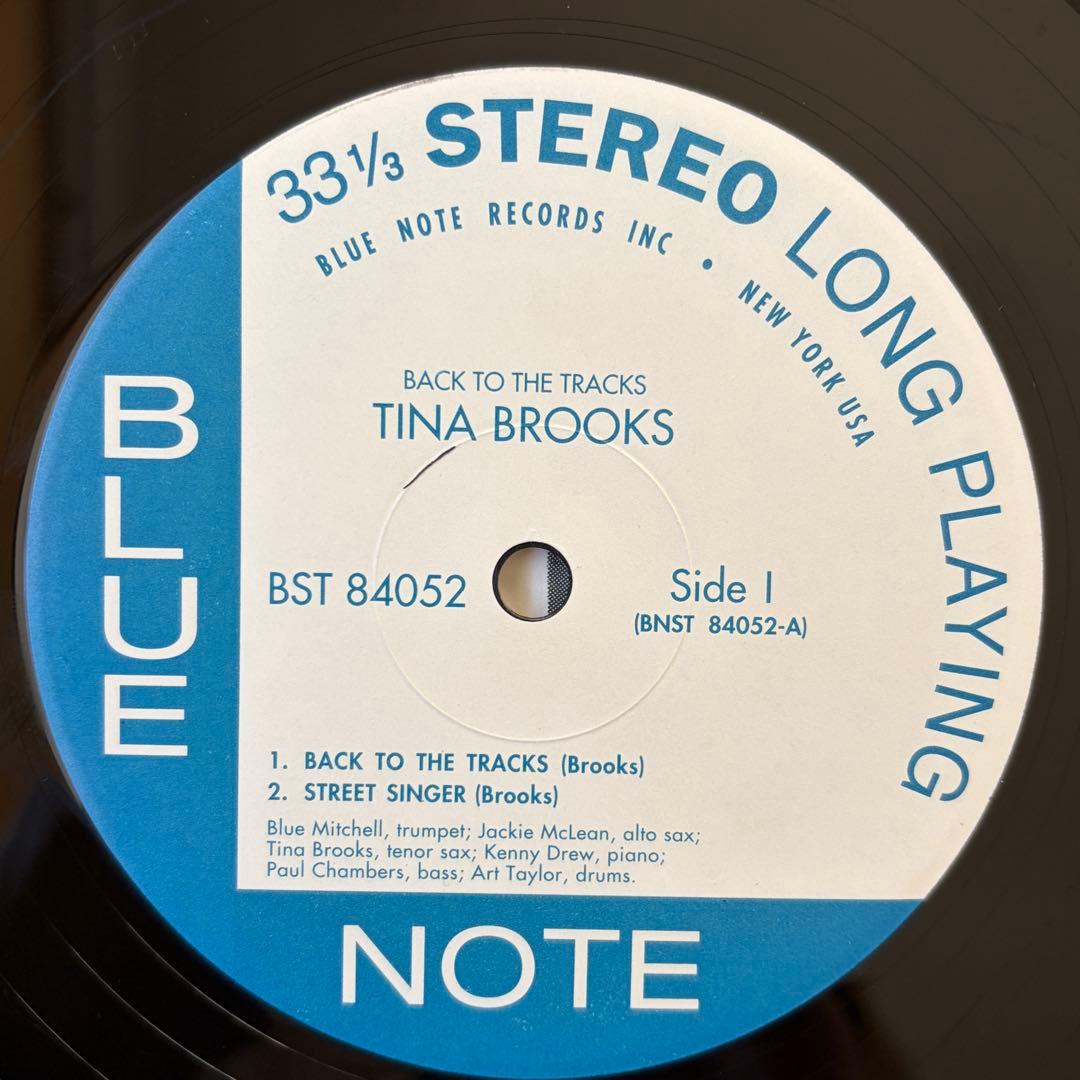 【レコード】TINA BROOKS『Back to the Tracks』