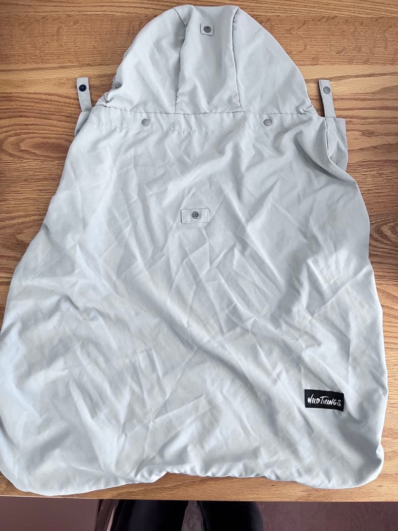 BABYBJÖRN メッシュ抱っこひも ブルー ケープ付き