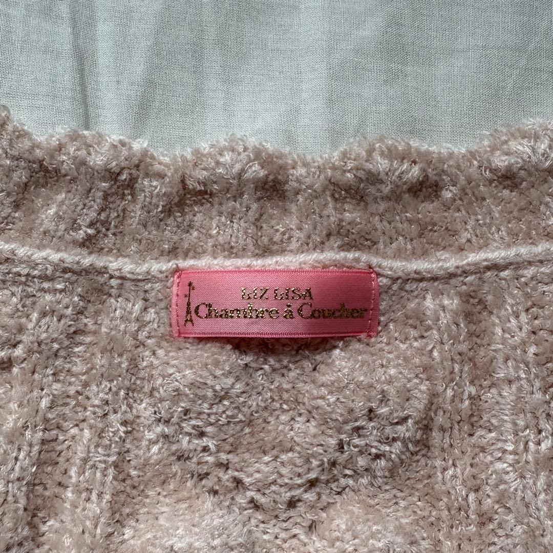 LIZ LISA Chambre a Coucher リボンニットカーディガン