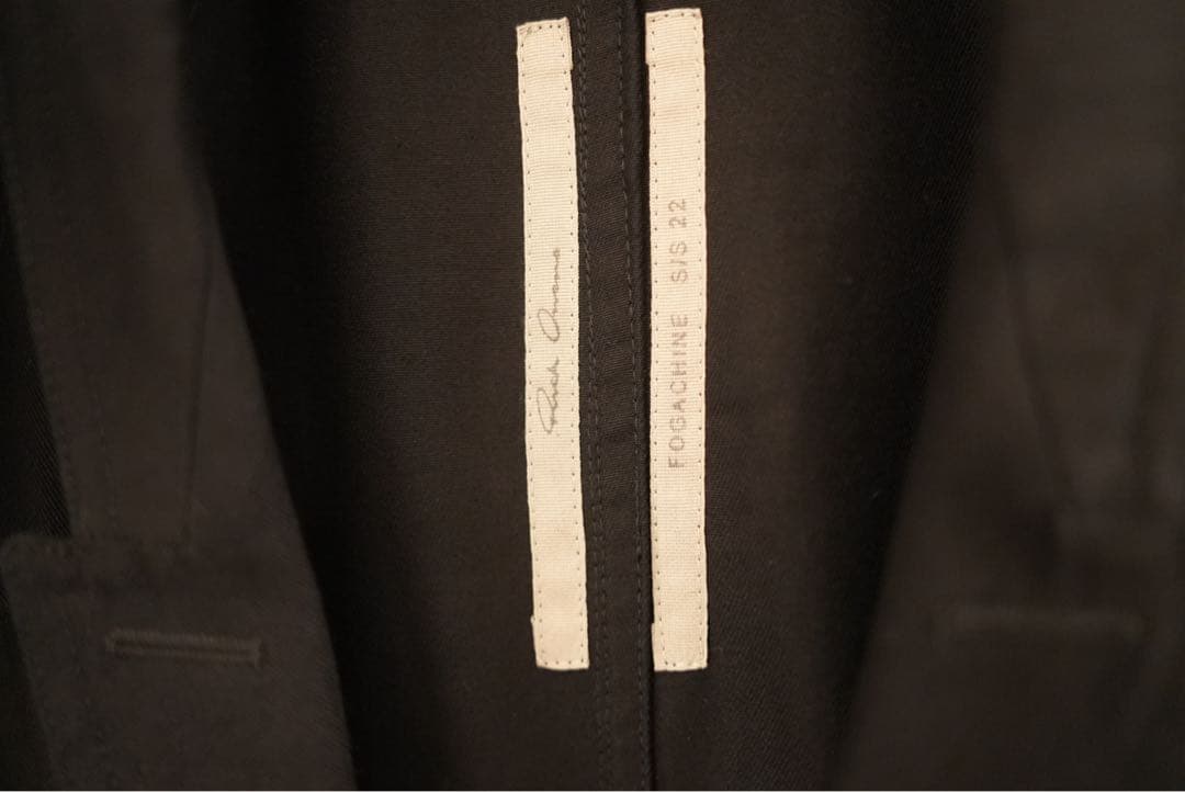 Rick Owens 22SS FOGLIDO JKT DLTEX 48 黒