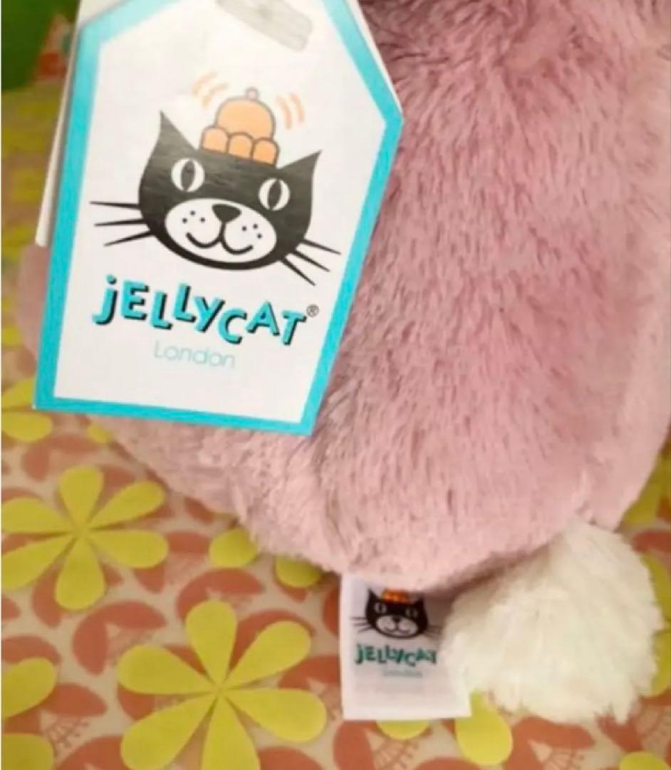 イギリス購入 ※ ジェリーキャット 木製リング付き 花柄 うさぎ がらがら