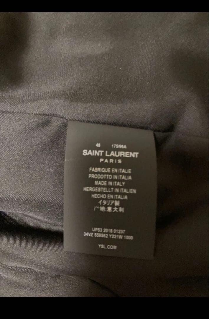 や*す様 SAINT LAURENT PARIS サンローラン テーラードジャケ